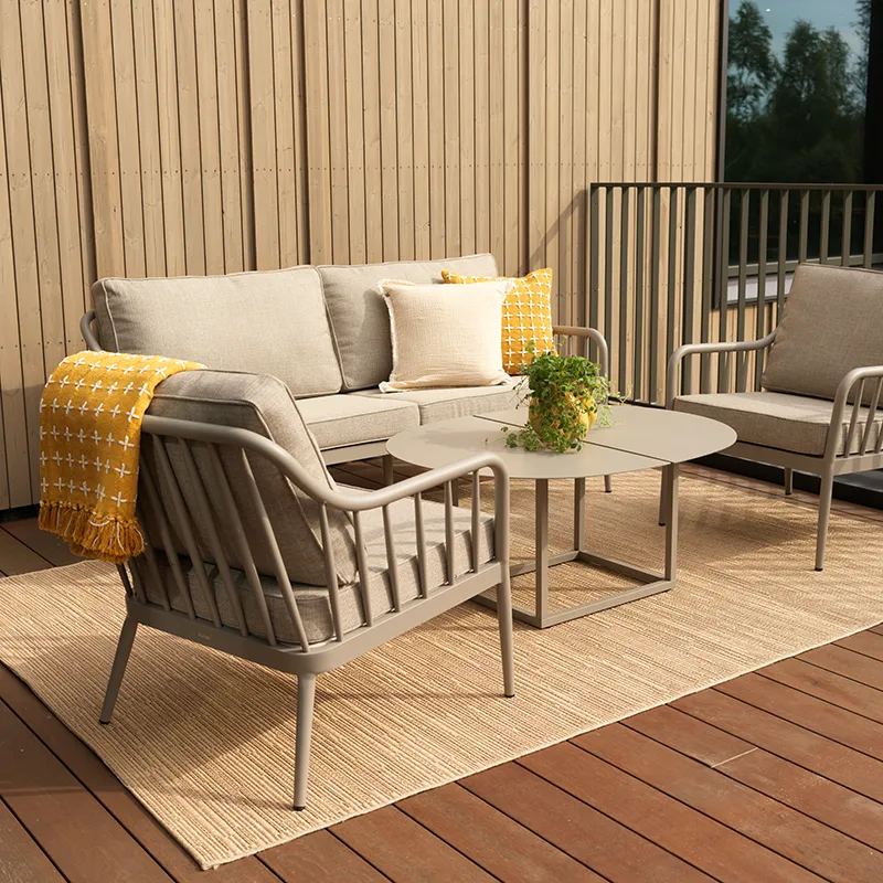 Coleville 3-seters sofa Khaki/Burlap Beige