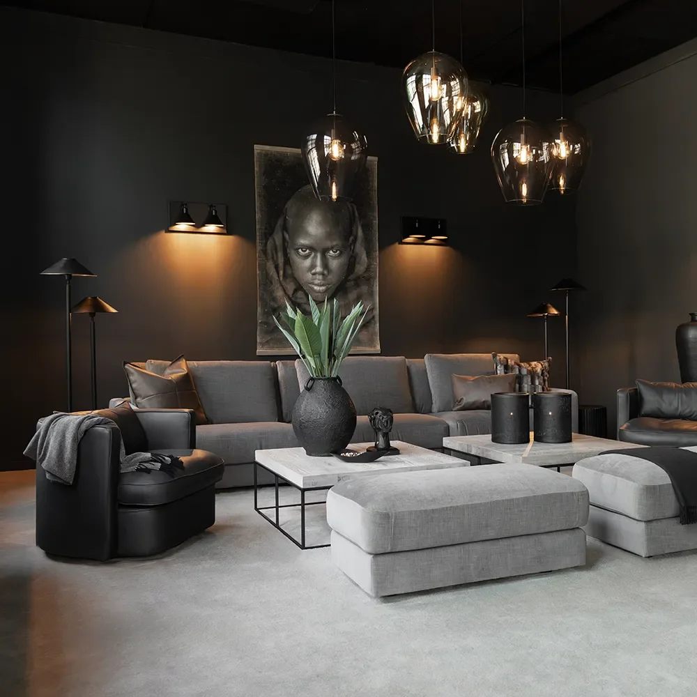 Twin Floor Lamp antiikki pronssi