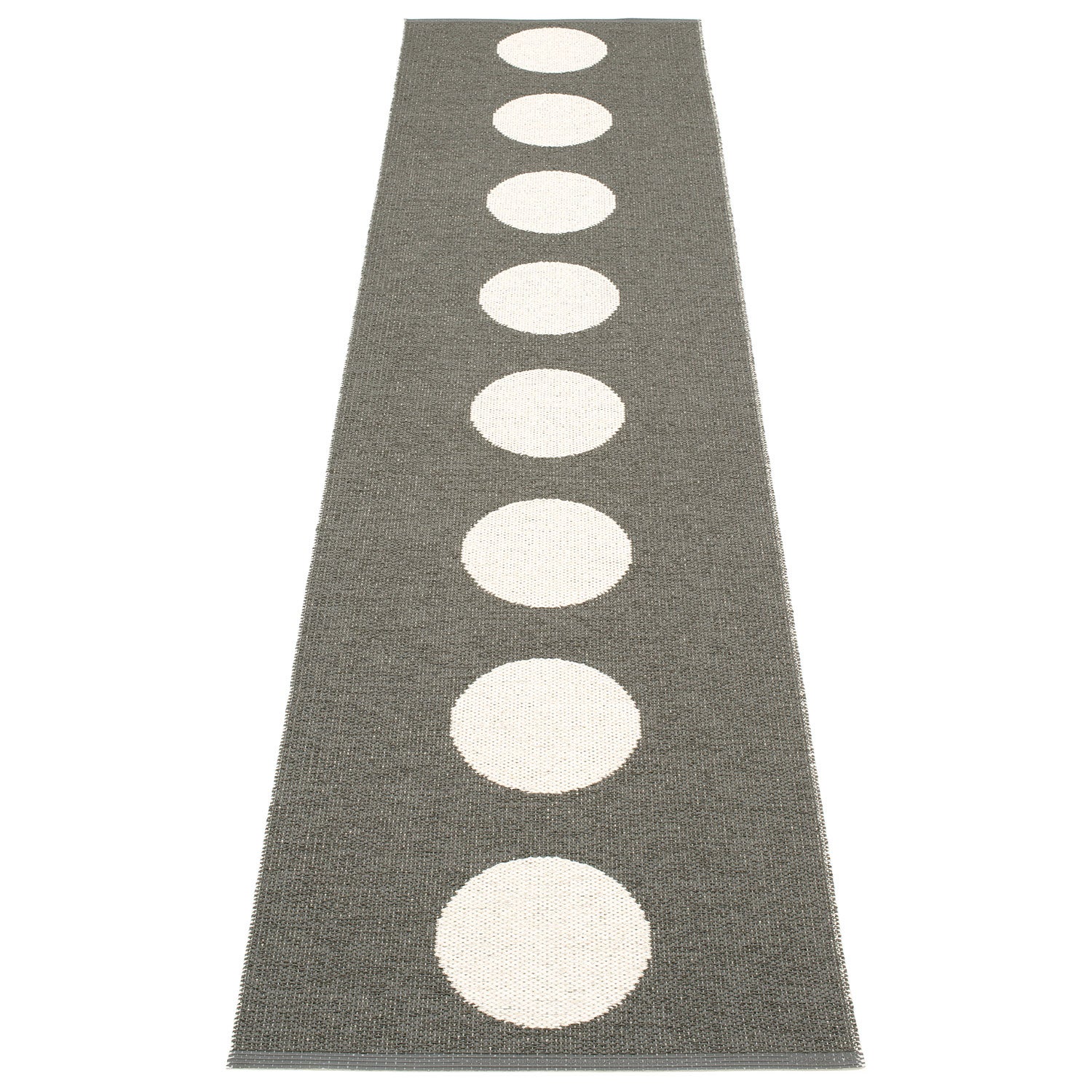 Vera matto 70x300 cm charcoal / vanilla 