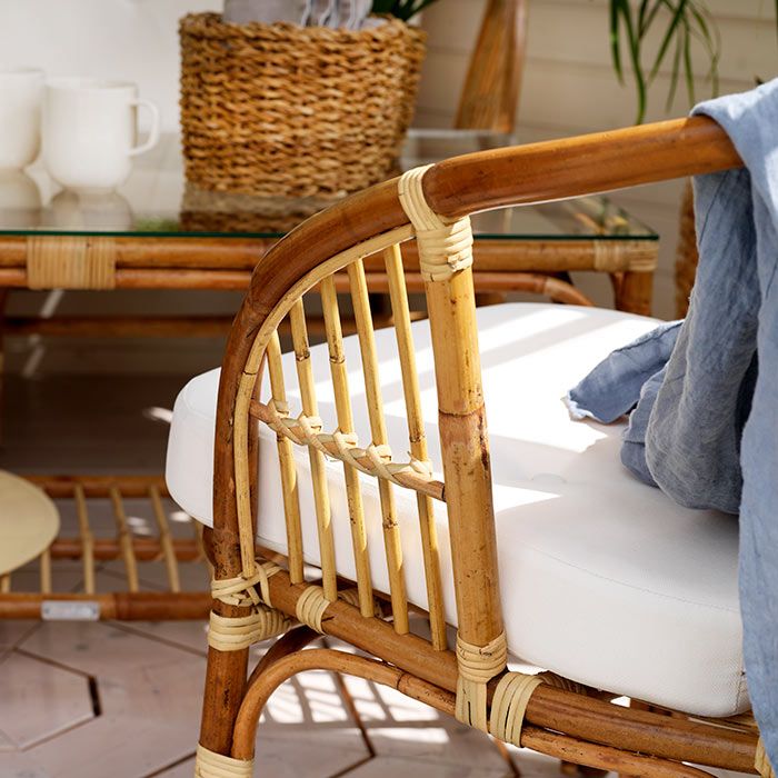 Astrakan 2-istuttava sohva luonnonvärinen/valkoinen Brafab