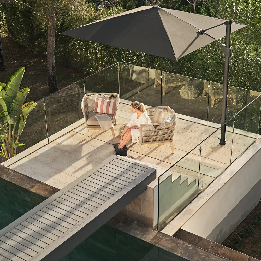 Fortano 400x300 cm parasol antracit