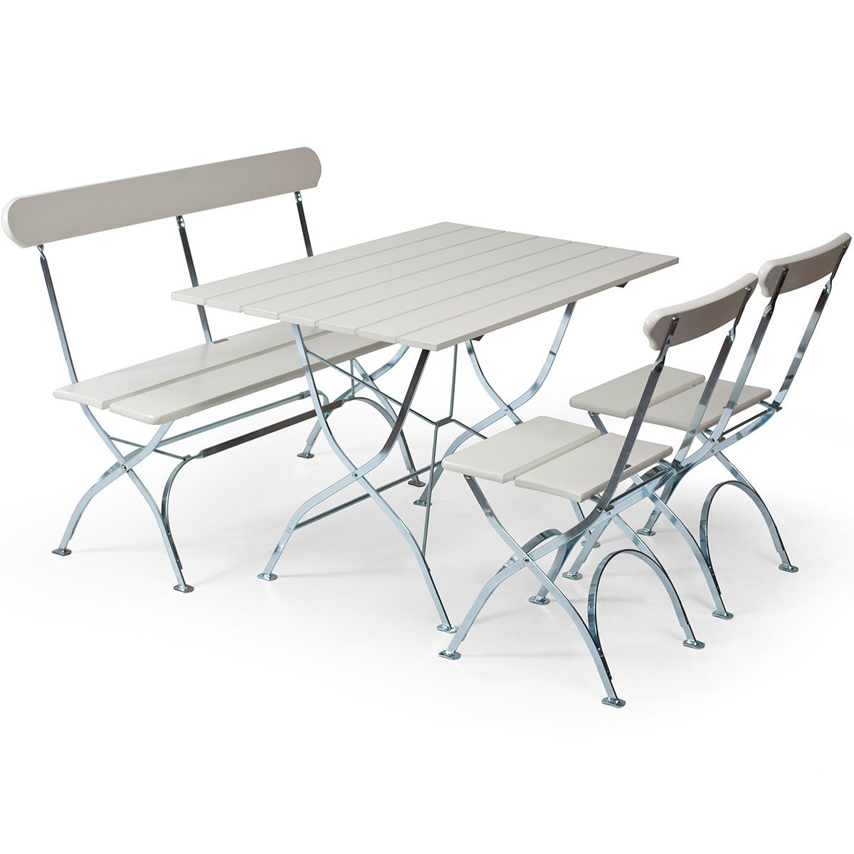 Brewery Group pöytä, sohva ja 2 tuolia valkoinen