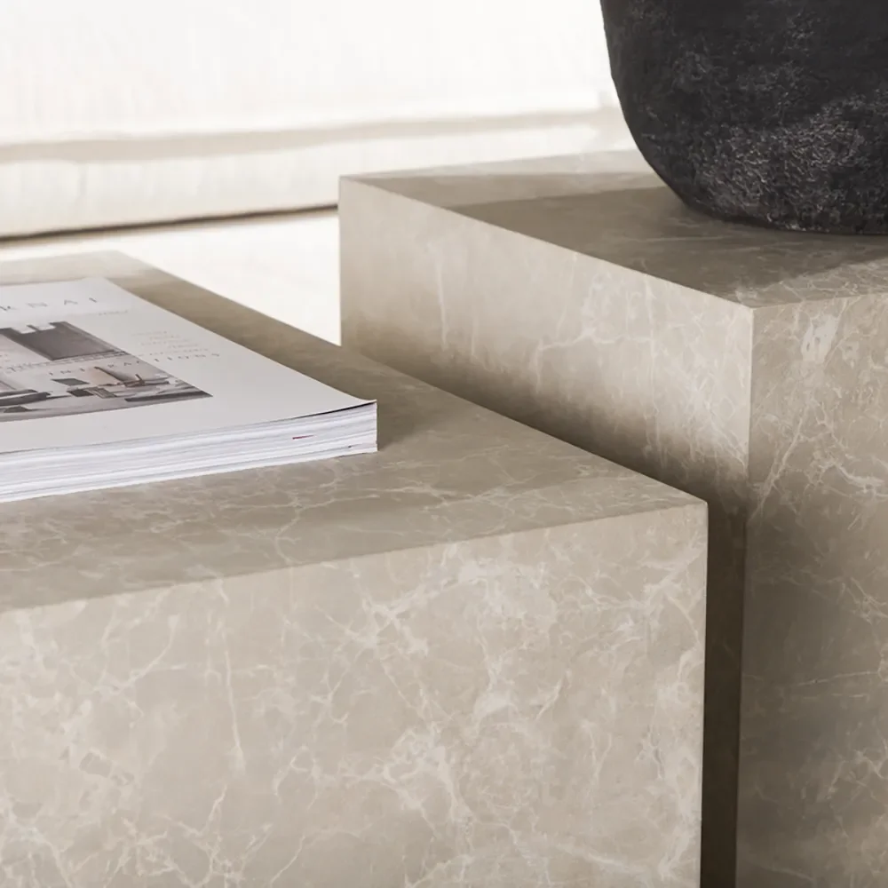 York Sohvapöytä 40x40 cm Beige