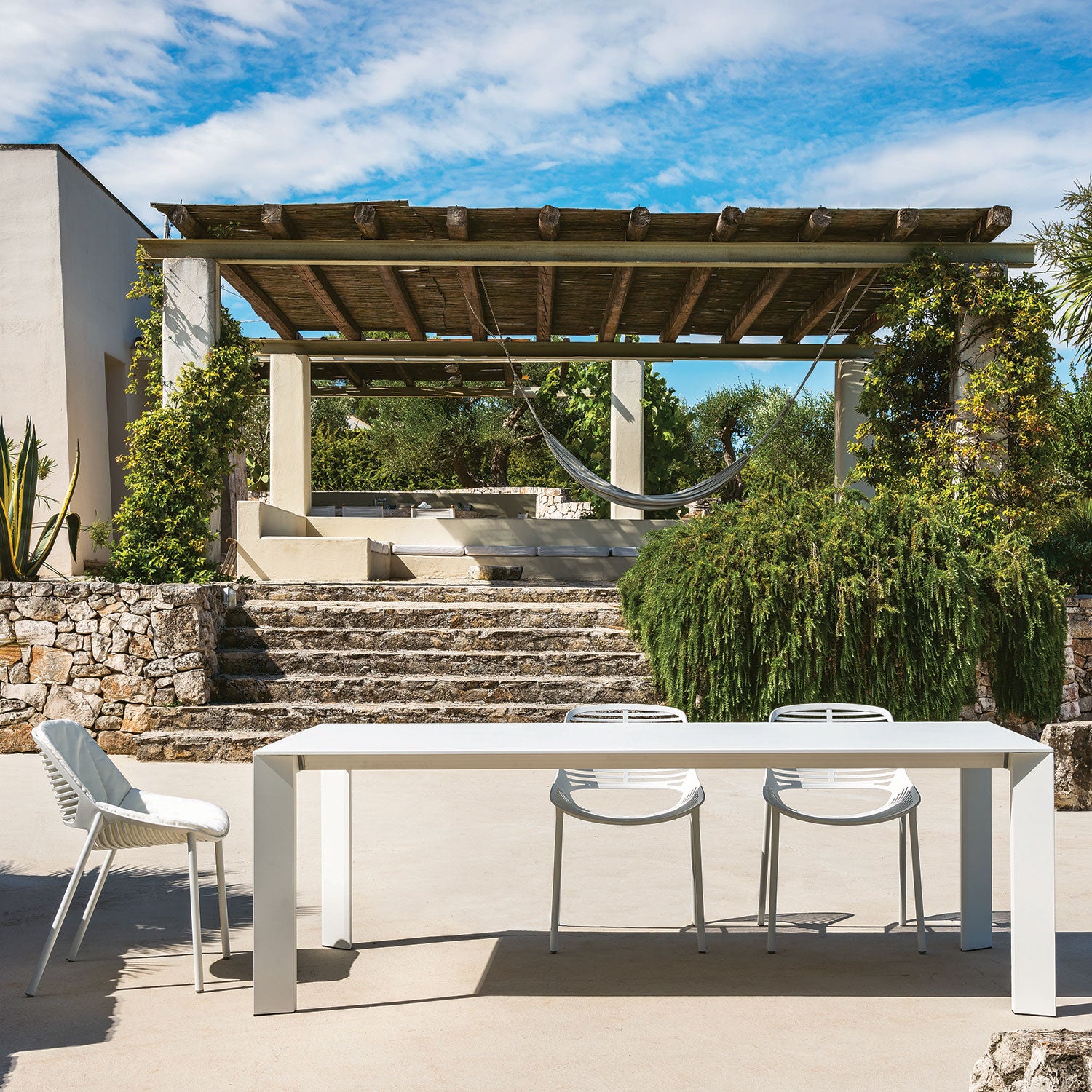 Niwa ruokapöydän tuoli White