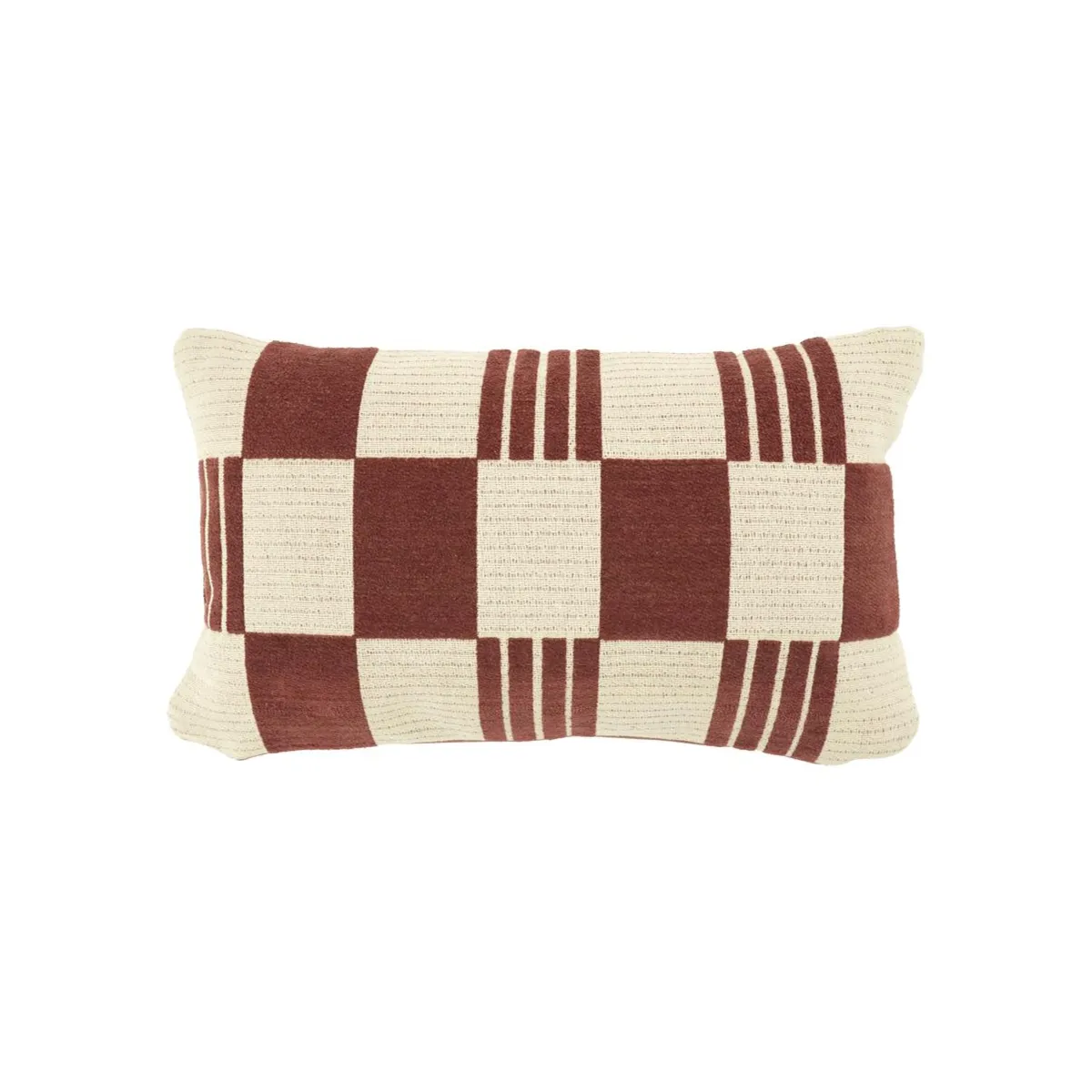 By-Boo, Pillow Twist 35x55 cm - burgundy 35x55 cm