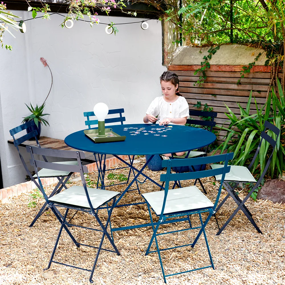 Bistro taulukko 117 cm Acapulco blue