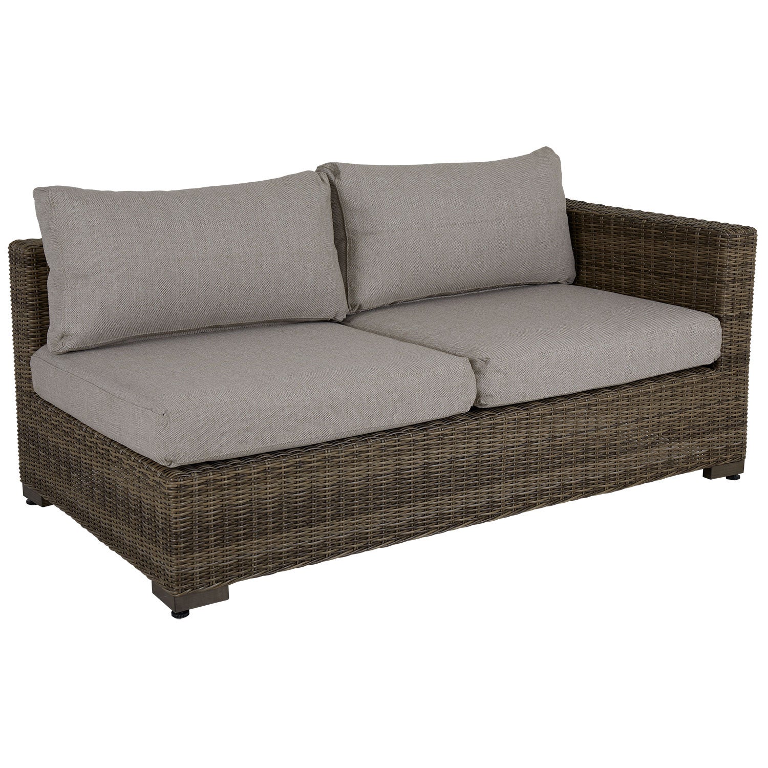 Ninja päätyosat o+V rustiikki polyrottinki sis. vettähylkivät pehmusteet Brafab