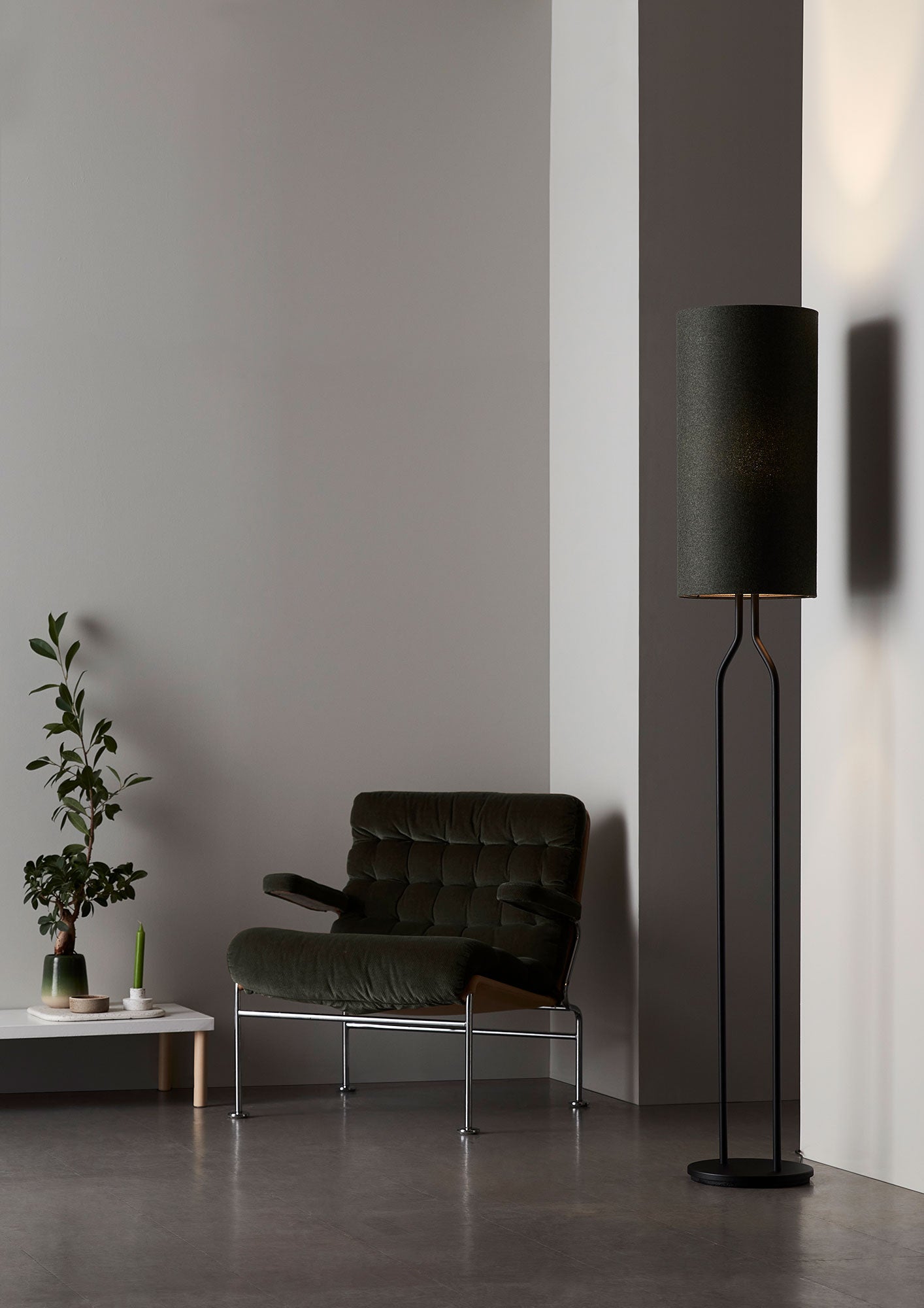 Bottle lattiavalaisin Sandstruktur ei sis. kangasvarjostin