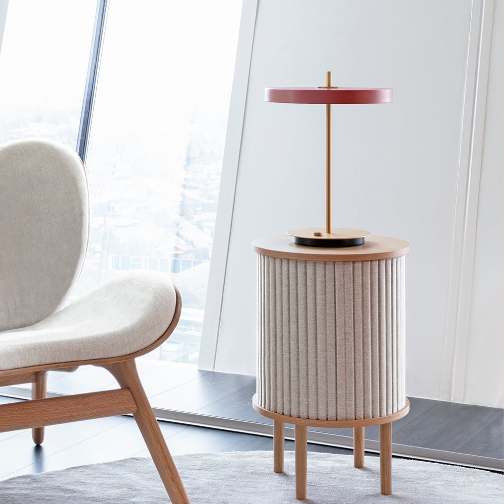 Asteria table Pöytävalaisin Ø 31 cm Nuance Rose