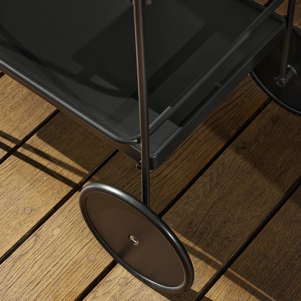 Click Serving cart Mono Black