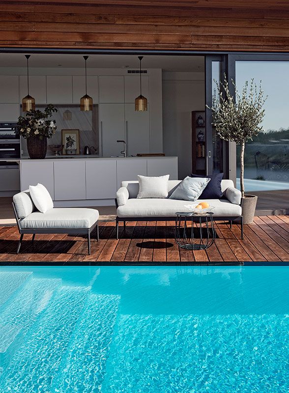 Anholt nojatuoli harmaa Skargaarden