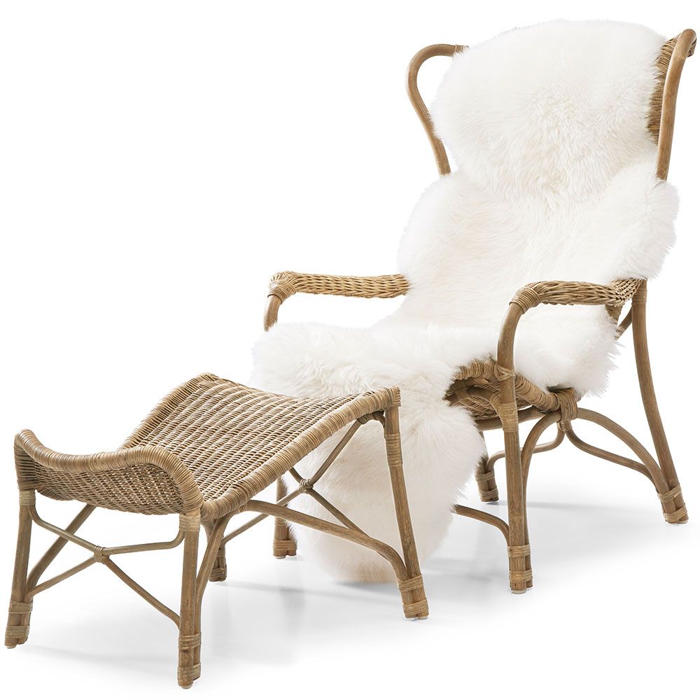 Praktö jalkapenkki luonnonrottinkia