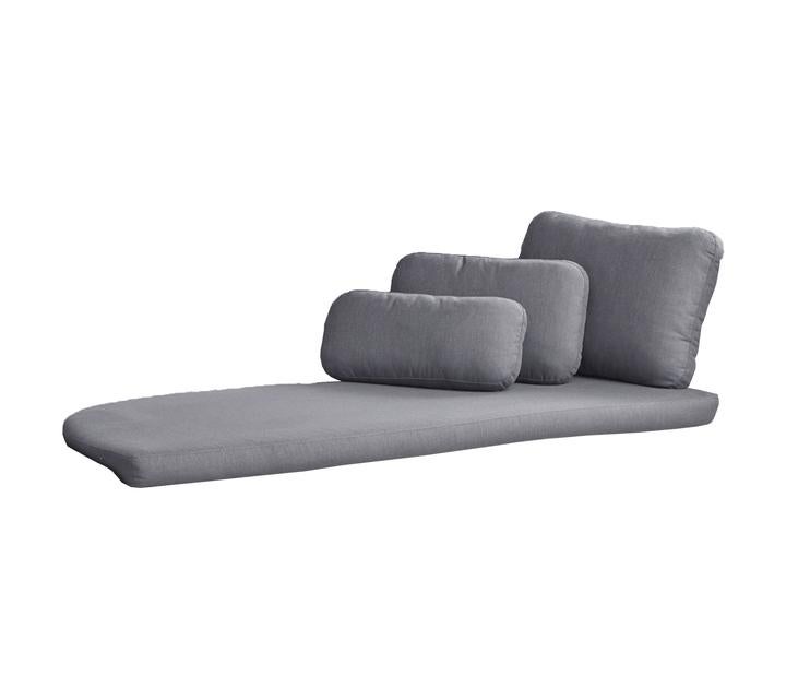 Savannah Daybed tyynysetit oikea harmaa, Sunbrella Natte