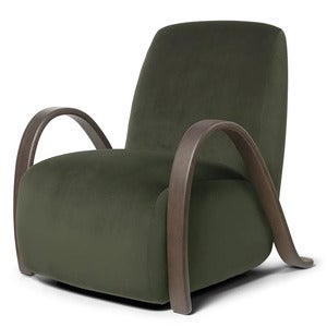 Buur Nojatuoli Rich Velvet - Dark Stained/Pine