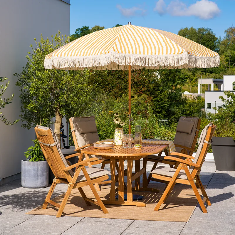 Veronica säädettävä tuoli luonnonvärinen tiikki Brafab