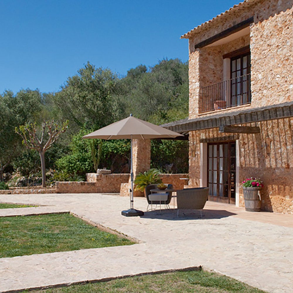 Alu-twist -aurinkovarjo 330 cm kat.2 157 stone grey