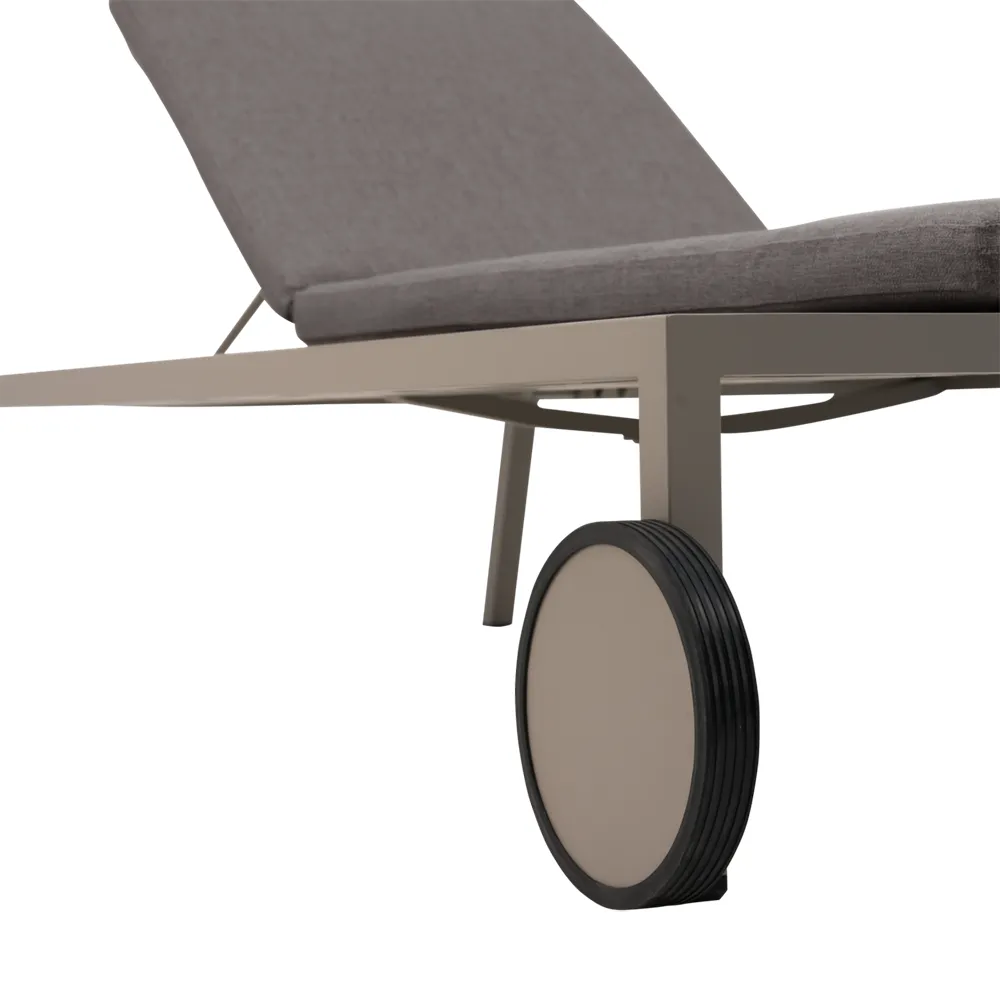 2-pakkus Samvaro aurinkotuoli khaki / Soft Dawn