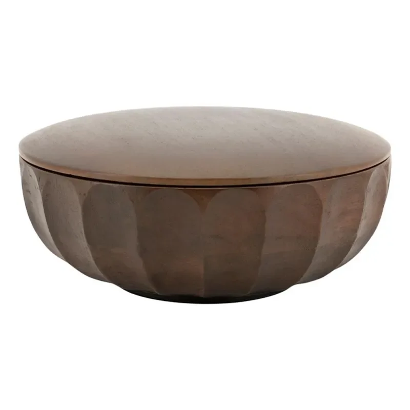 By-Boo, Storage bowl Yori large 19x19x9 cm Mangopuu dark brown