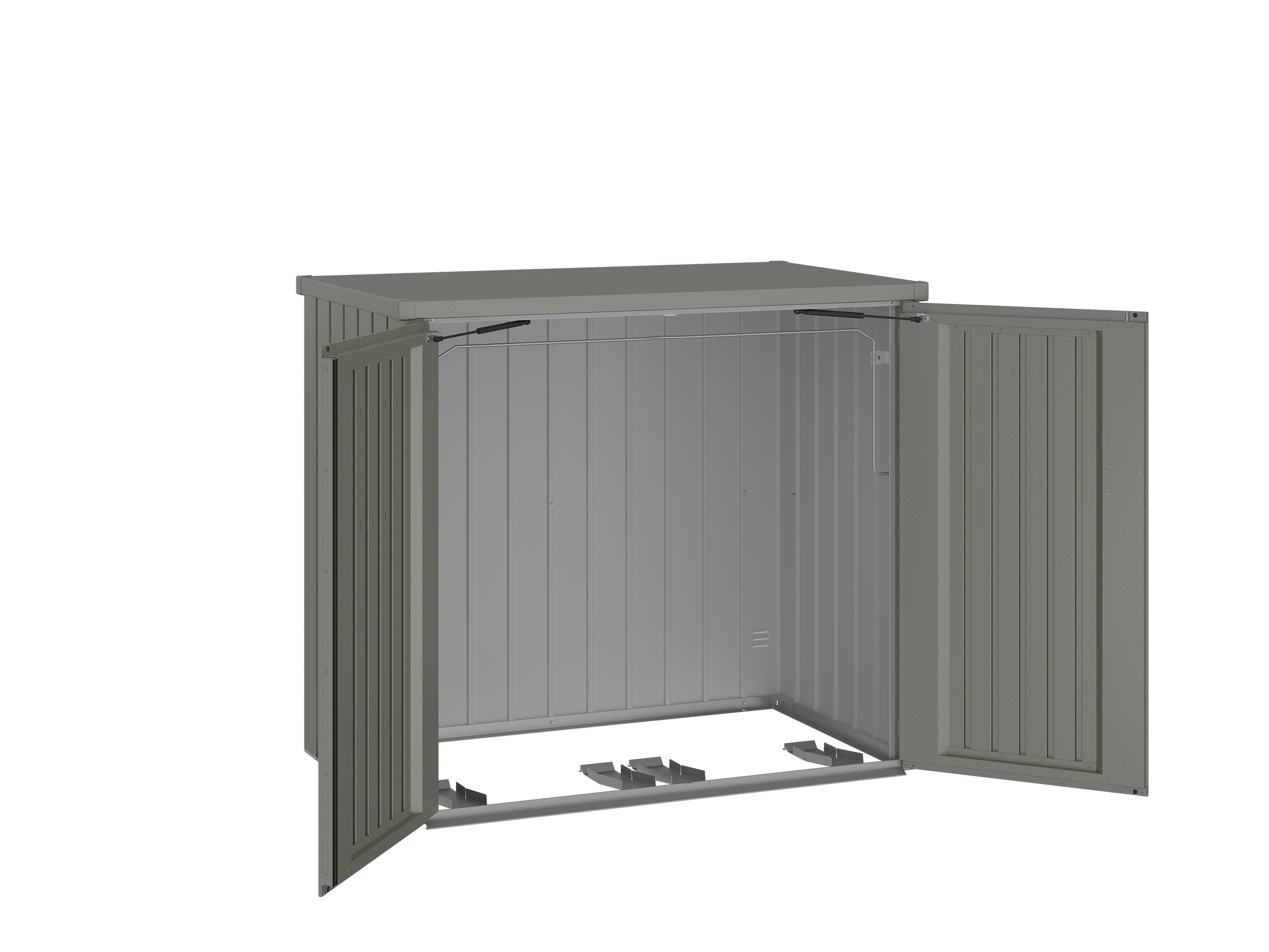 Alex Duo roskakoriin - metallinen quartz harmaa