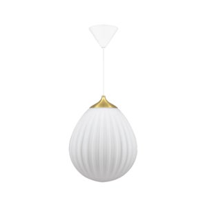 Maailman ympäri -lampunvarjostin Ø27 cm Brushed Brass