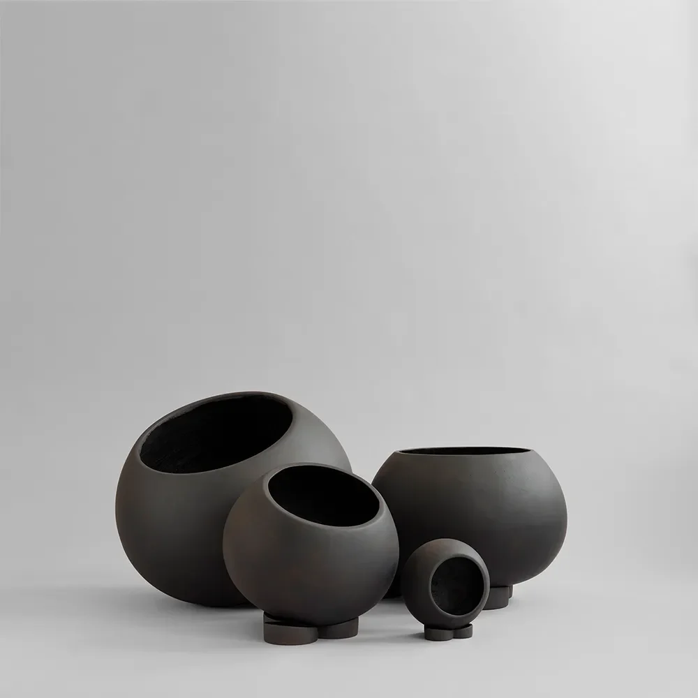 Urchin ruukku Petit - Coffee