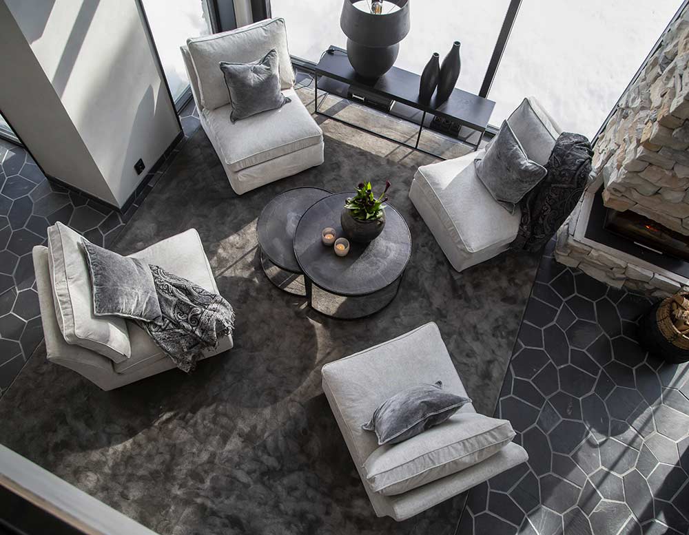 Town nojatuoli True Grey Artwood