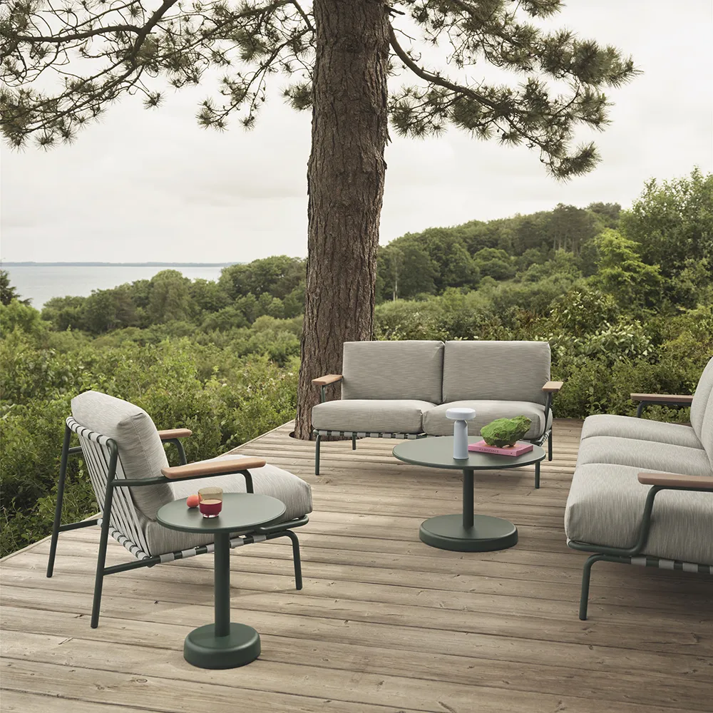 Settle Nojatuoli Ribbed Weave 2/Dark Green 