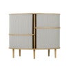 Audacious Highboard Kaappi tammi/Sterling