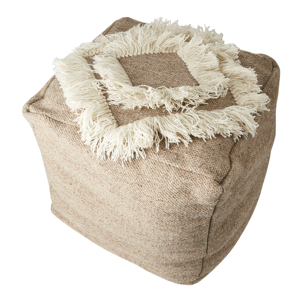  MINNA pouf beige/norsunluu