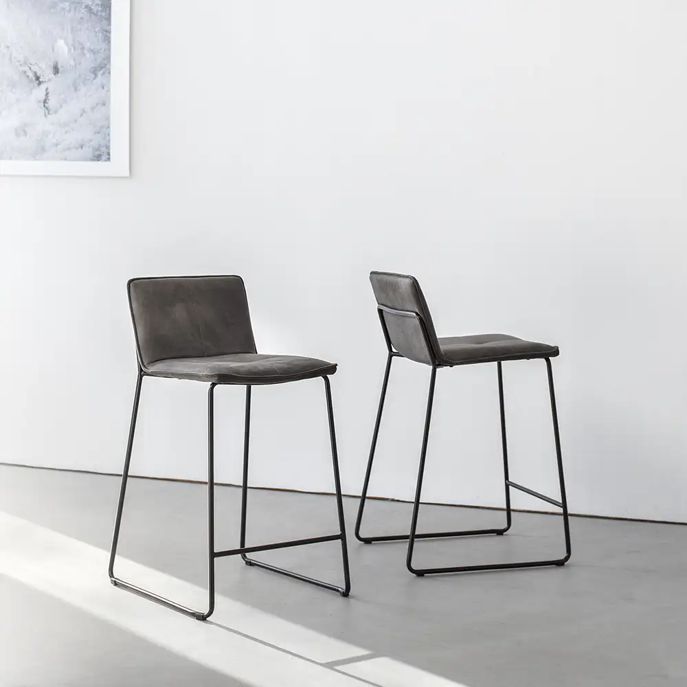 Elvis Baarituoli tummanharmaa 2 kpl