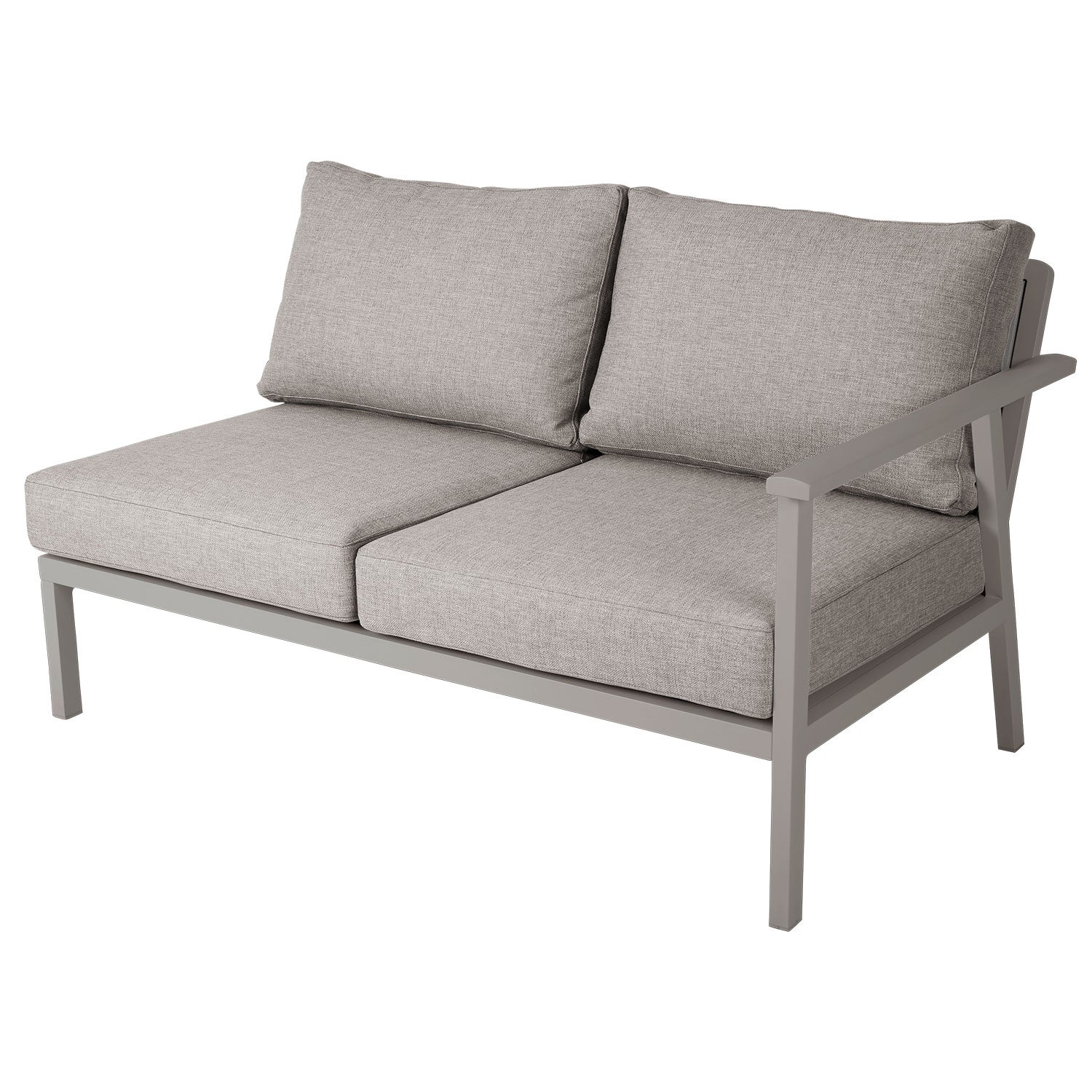 Samvaro oikea+vasen päätyosa 2-istuttava khaki Brafab