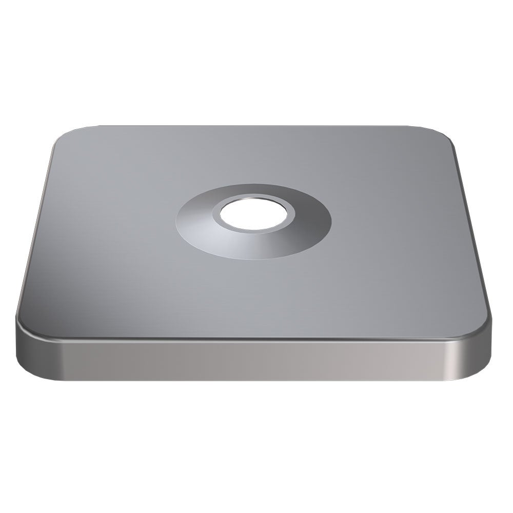 Peitelevy alu-eloksoitu ilme aurinkovarjon jalalle M4, 180 kg Glatz