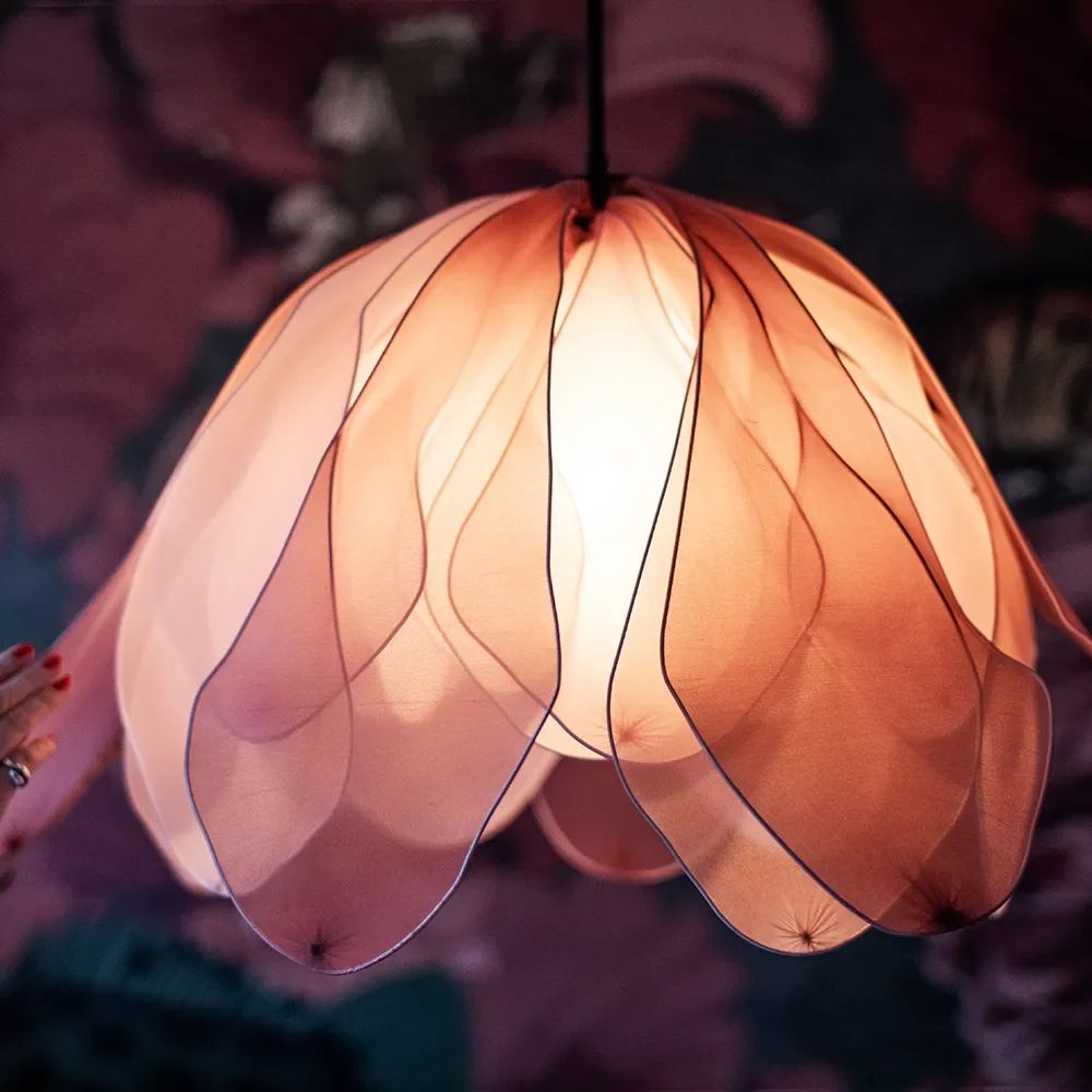 Lou Lou Kattovalaisin Ø80cm vaaleanpunainen