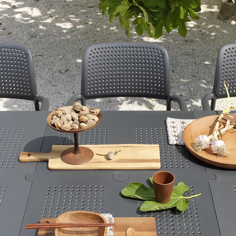 Bora käsinojallinen tuoli Anthracit 