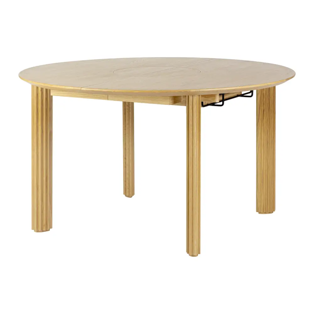 Comfort Circle Ruokapöytä jatkeella 132-202x132 Oak