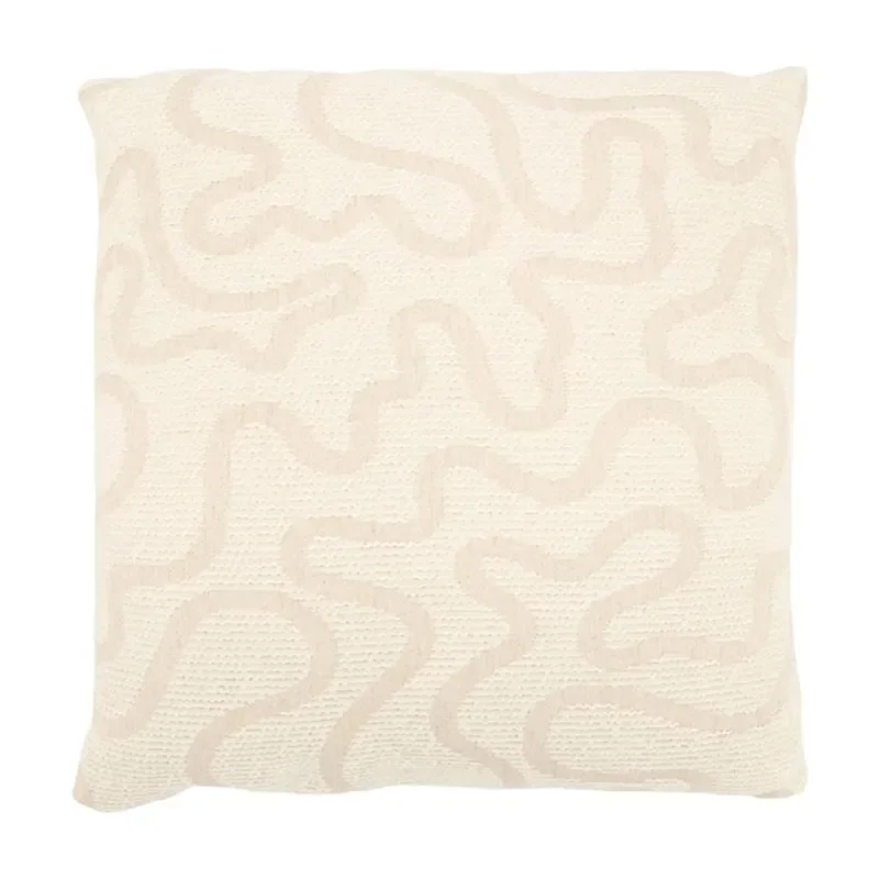 Vev tyyny 45x45x12 cm polyesteri beige