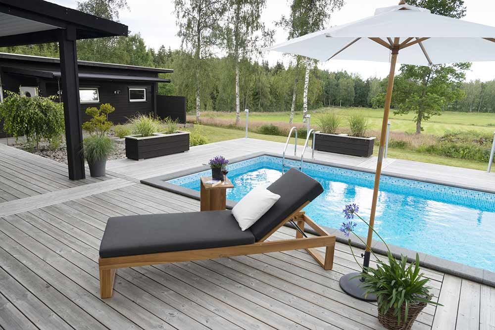 Himmelsnäs Auringonottelu Tuoli Harmaa