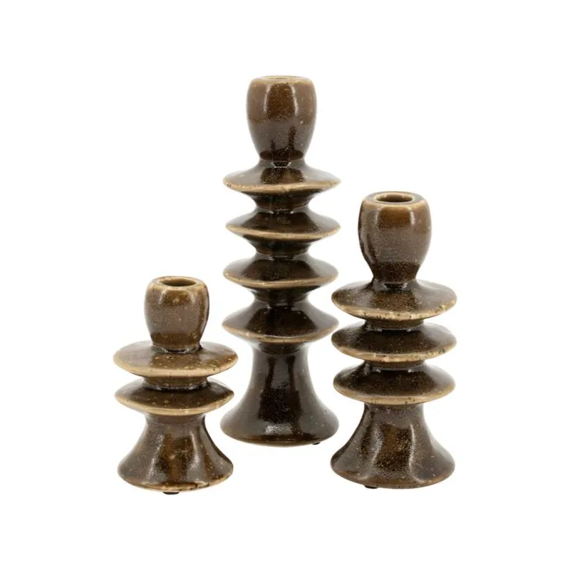 Cimba (set of 3) 7,5x11,8 cm Saviastia Ruskea