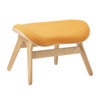A Conversation Piece Ottoman Rakkaus Oak/Tangerine
