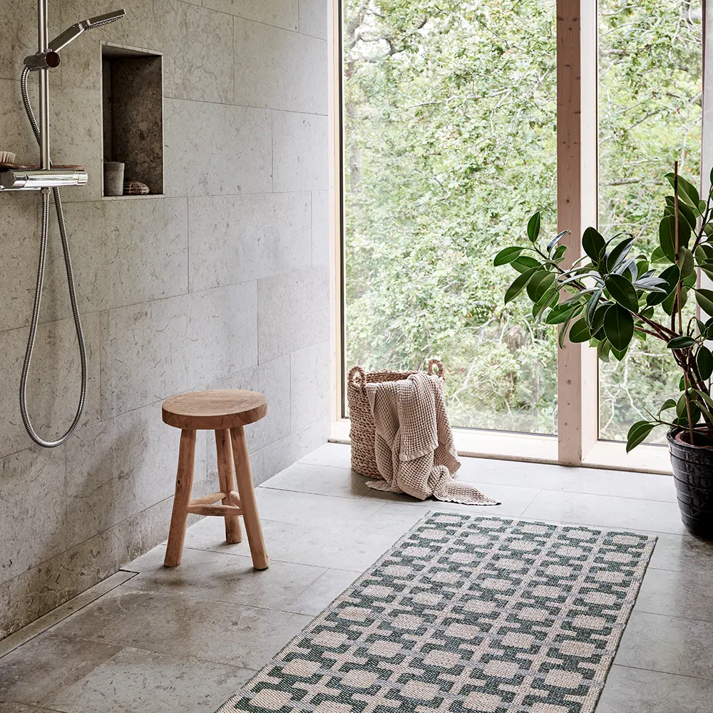 Tom matto Leaf/Cream/sage 70 x 300 cm