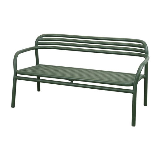 Bliss sohva, pinottava Dark green, aluminium