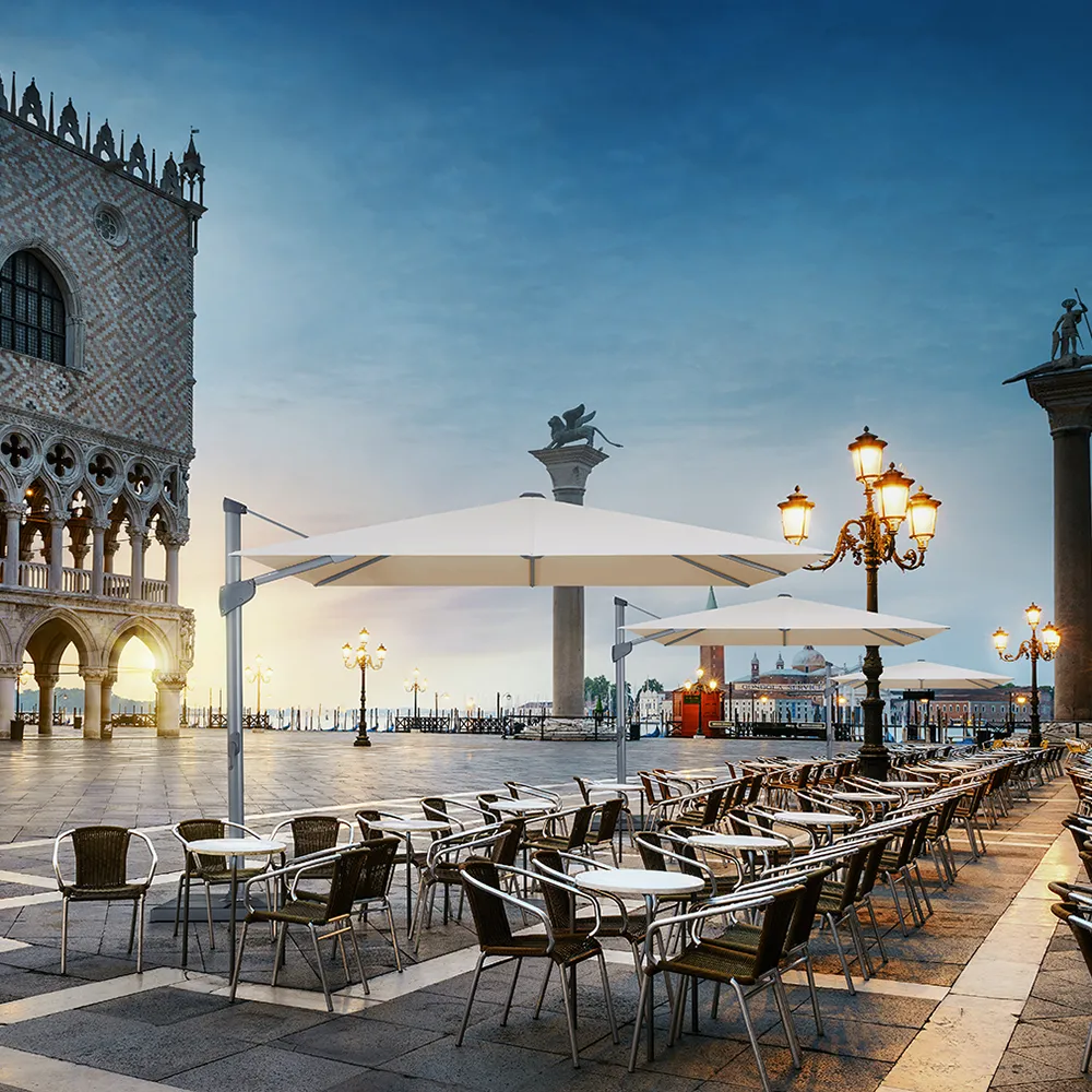 Fortano 400x300 cm aurinkovarjo alu Cat.4 408 Black