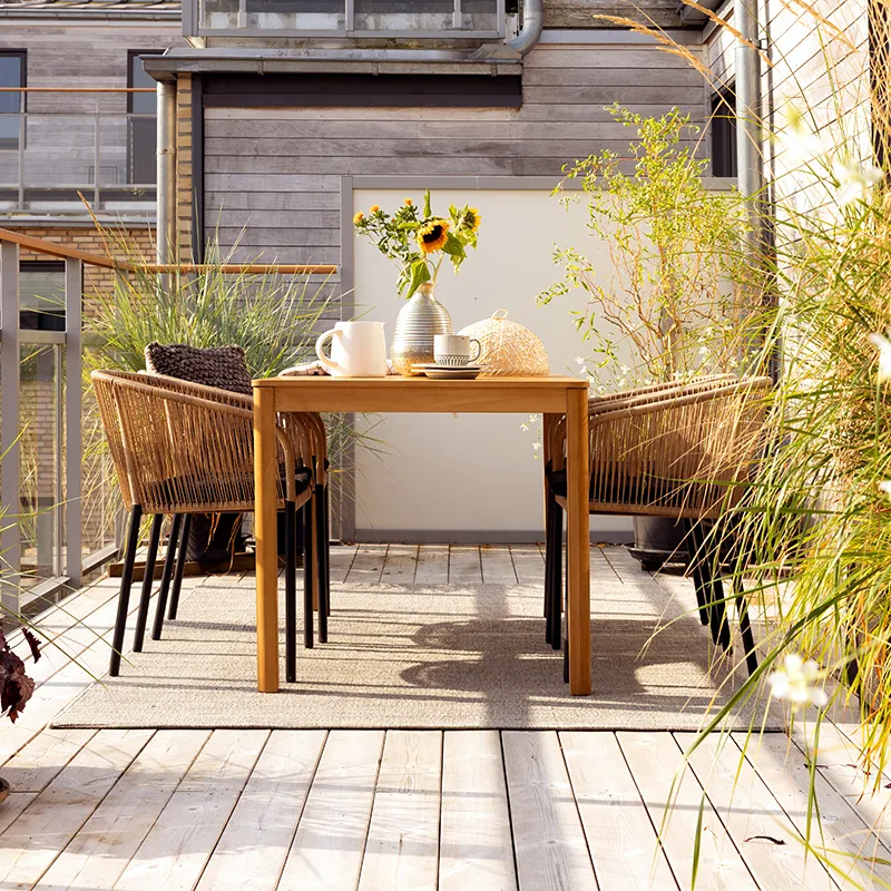 Joe ruokapöytä 80x140 cm teak