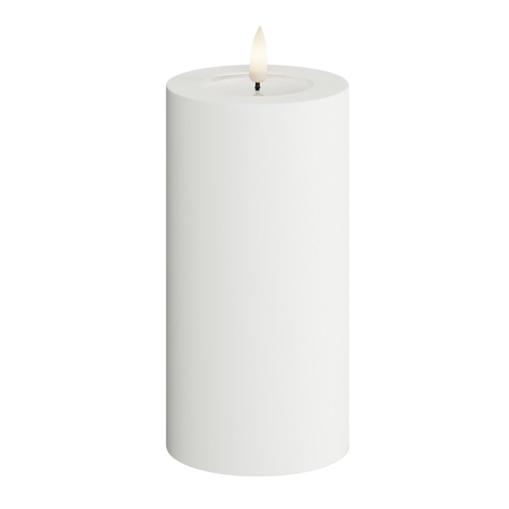 Deluxe Homeart, LED-lohkovalaisin ulkokäyttöön 7,5x15 cm valkoinen
