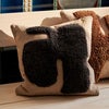 Lay Tyyny 50x50 Sand/Dark Brown