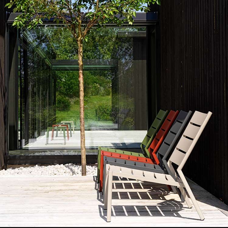 Delia lounge-nojatuoli khaki Brafab