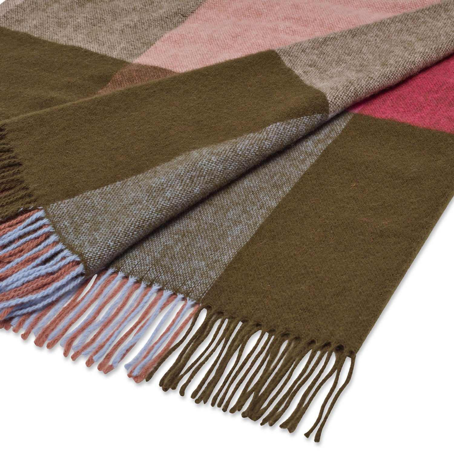 Colour blend blanket rhubarb