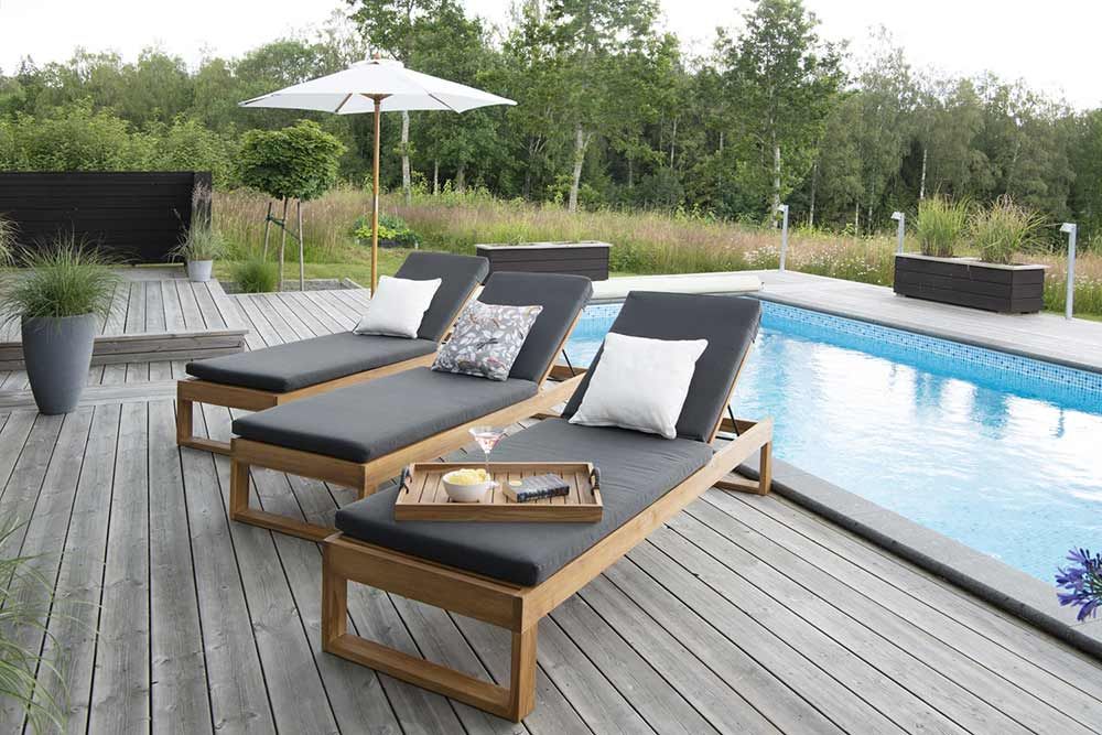 Himmelsnäs Auringonottelu Tuoli Harmaa