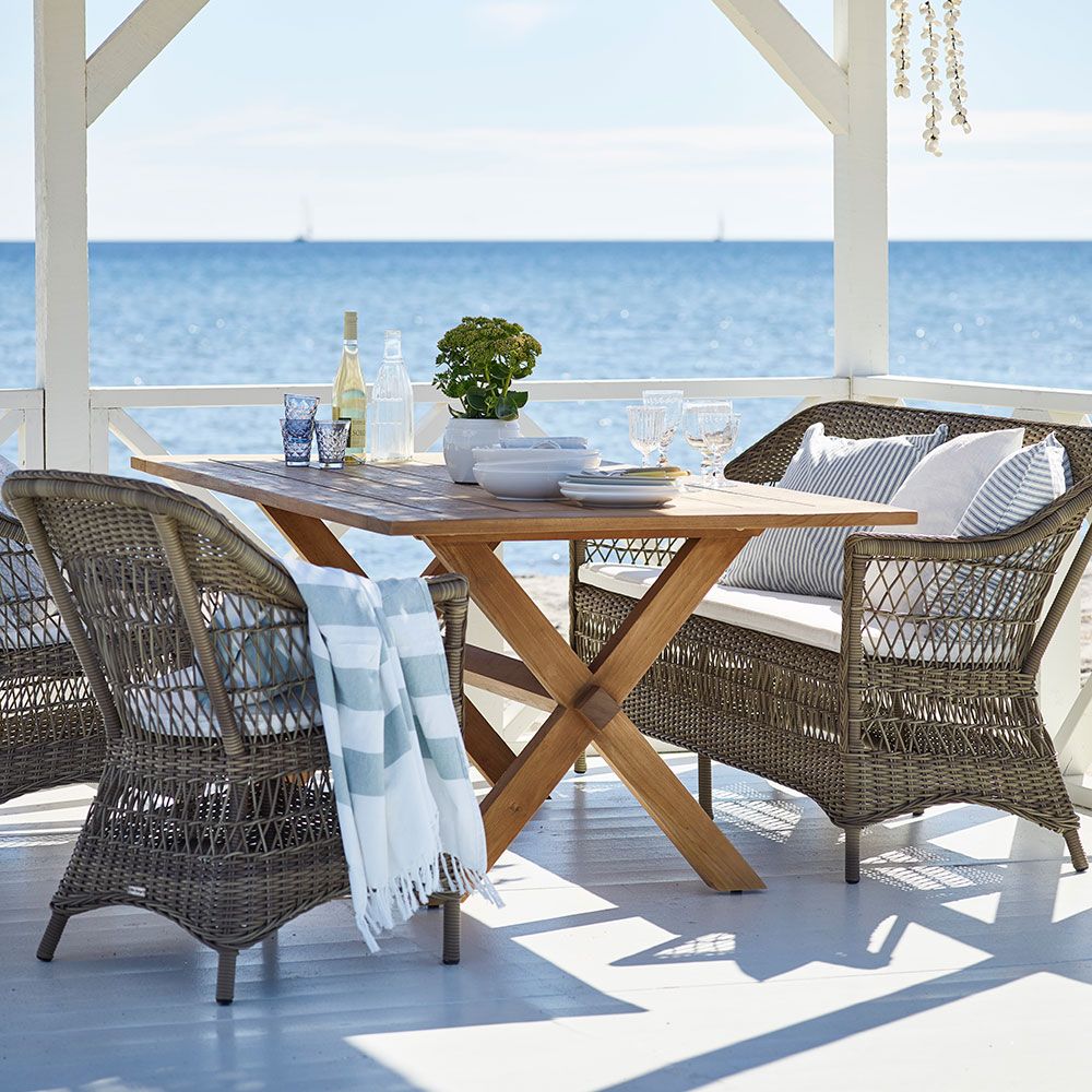  Colonial teak pöytä 200x100 cm 