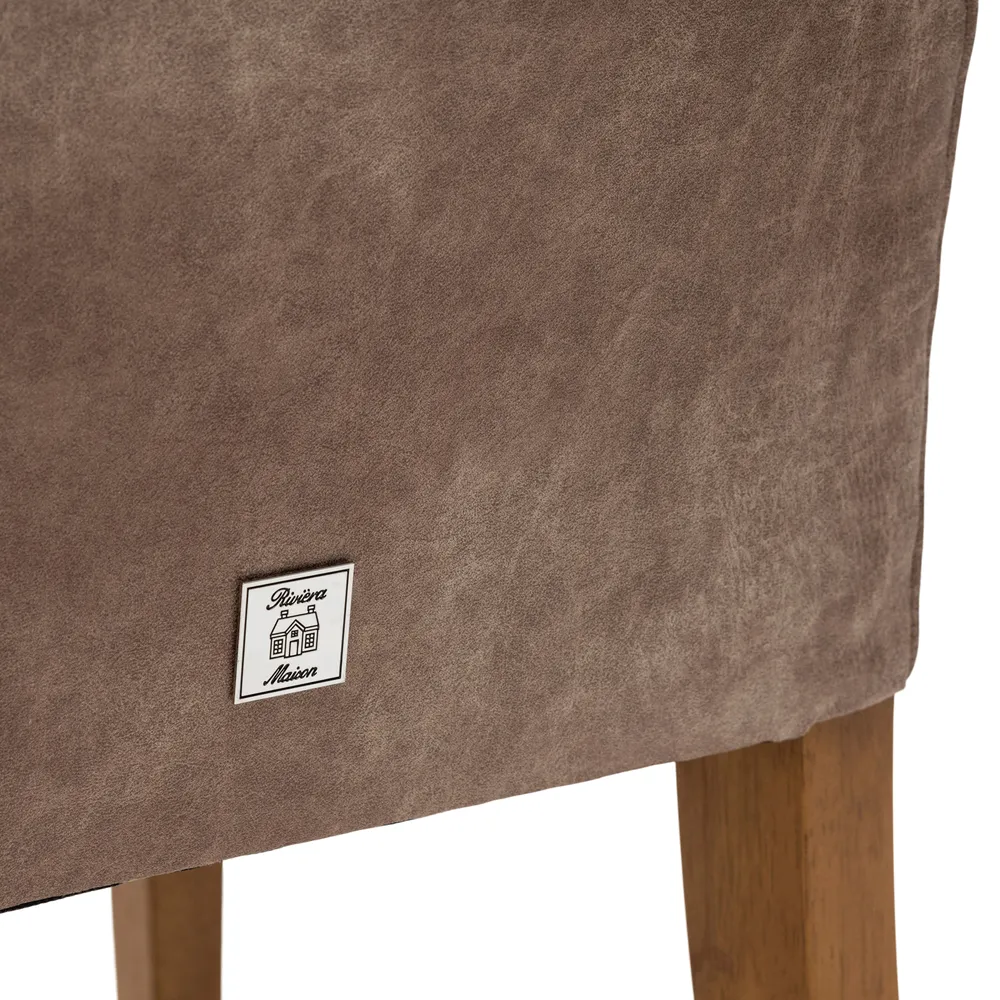  La Scala ruokapöydän tuoli käsinojilla - camel